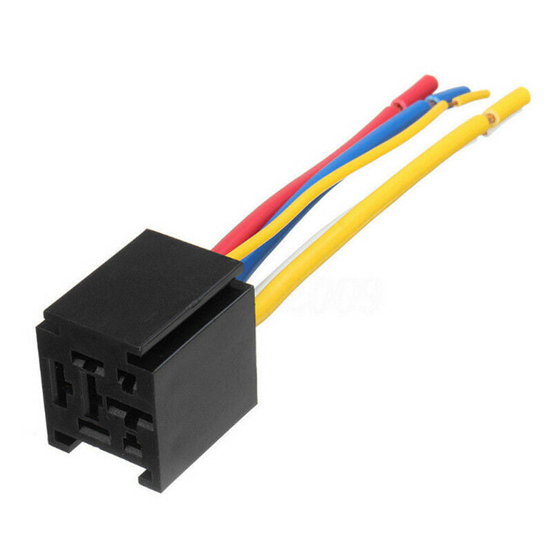 12V 80A 5Pin DC Spdt Car Relays + Socket Car Starter Auto Relay Universal V Kw