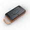 Solar Charger Power Bank 4000mAh Portable Dual USB Charger for Phones Black