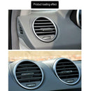Front A/C Air Vent Outlet Tab Clip Repair Kit for Mercedes Benz W164 (Grey)