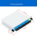 Fiber Optic Plc Splitter 1 x 8 Insertion Outdoor Electrical Splitter / Lgx