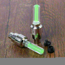 2 PCs Neon LED Tire Car Bicycle Wheel Light Lamp Valve cap Luminous Valve P N5R4