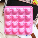 Fun Pig Chocolate Cake Mold Cookie Mould DIY Tool F. Kitchen Silicone Non Stick