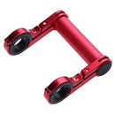 10cm Bicycle Light Holder Bike Handlebar Extender Lamp Phone Stand(Red)