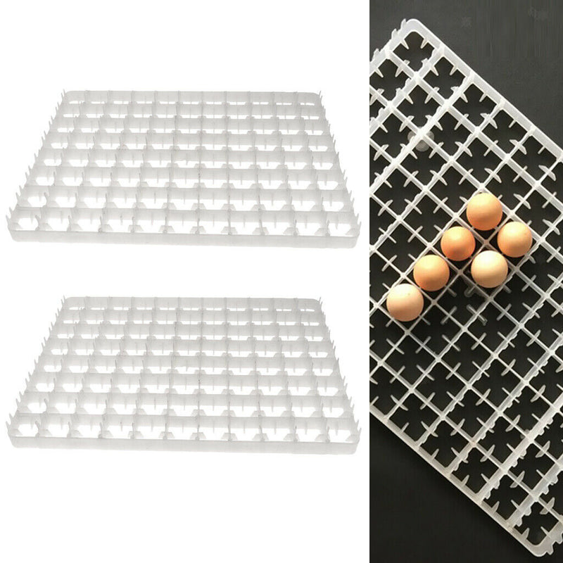 2Pcs 88-Chicken Eggs Tray For Egg Incubator