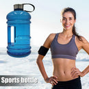 2.2L Large Capacity Water Bottle BPA Free Kettle for Fitness (Dark Blue)