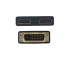 1080P DVI 24+1 Pin Male to Dual HDMI Female Splitter Cable for PC Monitor