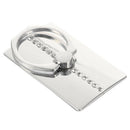 360 Rotation Finger Grip Ring Holder Stand for Universal Mobile Phone silve
