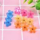 12x multi-coloured translucent assorted push pins drawing cork board office Gw