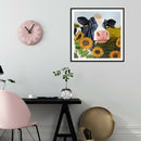 5D DIY Full Drill Diamond Painting Cow Animal Cross Stitch Decor (B437)