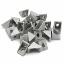 2020 Corner Bracket for 20mm Extrusion Size 20x20x17mm Pack of 25