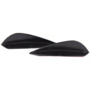 4 Universal Front Bumper Lip Splitter Fins Body Spoiler Canard Valence ChinAA