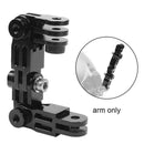 1x Metal Three-Way Adjustable Pivot Arm for GOPRO HERO 9 Camera Adapter New