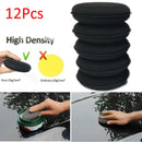 12pcs/pack Car Waxing Polish Foam Sponge Wax Applicator Cleaning Detailing Pads