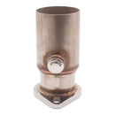 3" Stainless Pipe To 2.5" 2  Flange Reducer Downpipe Exhaust