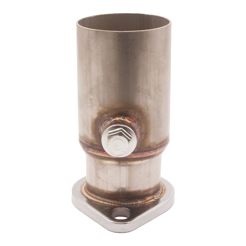 3" Stainless Pipe To 2.5" 2  Flange Reducer Downpipe Exhaust