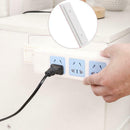 1X Socket Shelf Holder Power Plug Rack Self Adhesive Wall Mounted Home Tools