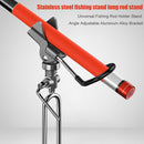 Universal Fishing Rod Holder Stand Adjustable Steel Fishing Pole Bracket