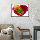 5D DIY Full Drill Diamond Painting Heart Cross Stitch Embroidery (C1016) A