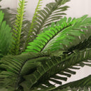 2x Artificial Plants 24 Branches Green Persian Leaves Leaf Grass Floral Decor