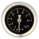 Black Universal Adjustable Aluminum Fuel Pressure Regulator W/Gauge Kit Aut V3G5