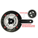 Mountain Bike 4 Holes 44 Teeth Guard Cycling Wheel Bicycle Chain Crankset Cover