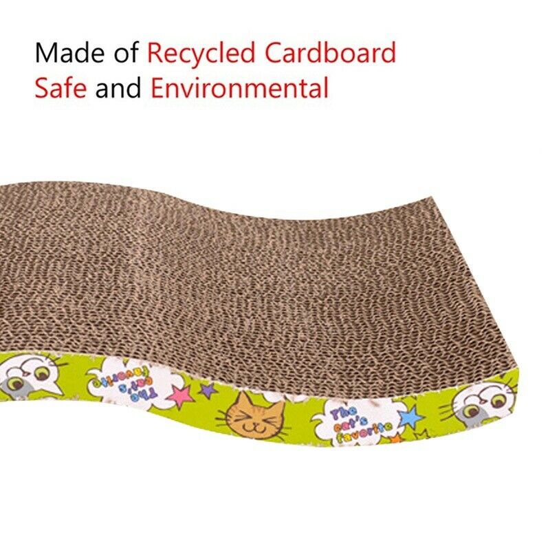 Pet Cat Kitten Scratch Scratcher Pad Seize Catch Board Mat Catnip Bed S sha X4M9