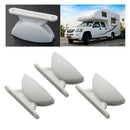 3x RV Camper Baggage Door Catch Compartment Door Latch Holder Nylon White