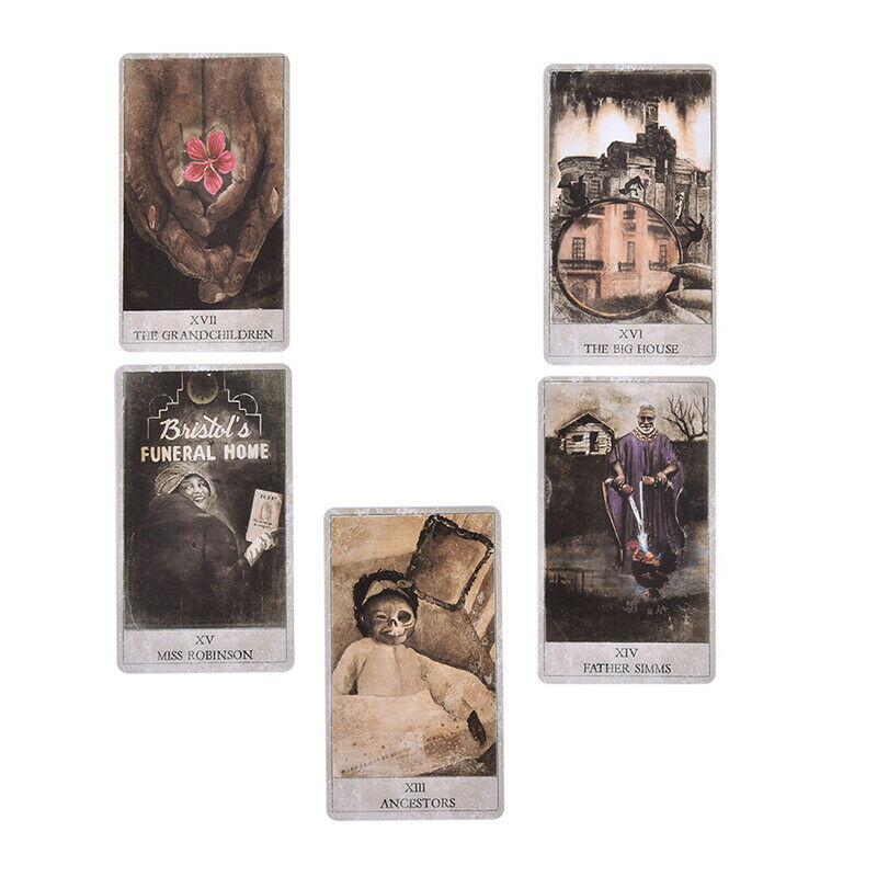 The Hoodoo Tarot: 78-Card Deck and Book for Rootworkers by Tayannah Lee McQu Ew