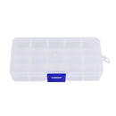 10compartments transparent visible plastic fishing lure box fishing tackle box3c