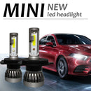 2Pcs H4/Hb2/9003 Mini1 Led Headlight 36W 6000Lm Cob Bulbs Kit Hi/Low Beam 6