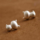 Earring Stud Fashion Cartoon Smile Face Earrings DIY for Gift Girl