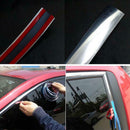10MM x 15M PVC Chrome Moulding Trim strip Self Adhesive Fits Most Car Auto Decor