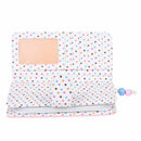 Women's wallet Zipped PU Leather purse Pink Dots Card Wallet