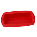 Silicone Bread Mold Loaf Pan Rectangle Baking DIY Homemade Utensil Red