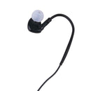 2Pin Sports Earpiece Headset w/ PTT MIC for BAOFENG Retevis Radios Black
