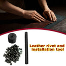60Pcs Rivets Black Metal For K Sheath Plate Sheath Tool Fix Eyelet Q3S9