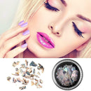 1 Box Natural Shell Piece Multicolor Fragments Nail Patch Nail Art (3)