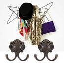 5 X High Quality Metal Stainless Steel Hanger With Nose Hangers A