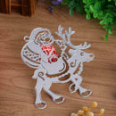 Santa Claus Elk Metal Cutting Dies Scrapbooking Craft Album Card DIY W7F7
