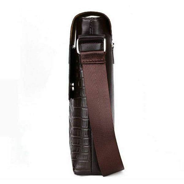New Men's Alligator Pattern Flap Shoulder Bags For Men Messenger Bag Busine C3H2
