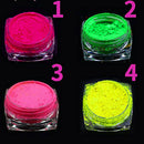 Neon Pigment Nail Powder Dust  Nail Glitter Gradient Glitter Iridescent Acrylic