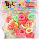 Ritzy 40 Pcs Kids PonyTail Elastic Hair Bands Rope Ring Multicolor-ME