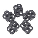 5pcs attach nylon shackle carabiner d-ring clip webbing backpack buckle ME