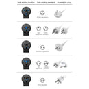 Travel USB Charger Plug Power Adapter + Rotation Type Socket Pin for EU US UK AU