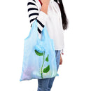 Multi-color Rose Flower Reusable Eco Bags Foldable Shopping Travel Grocery Ba 3C