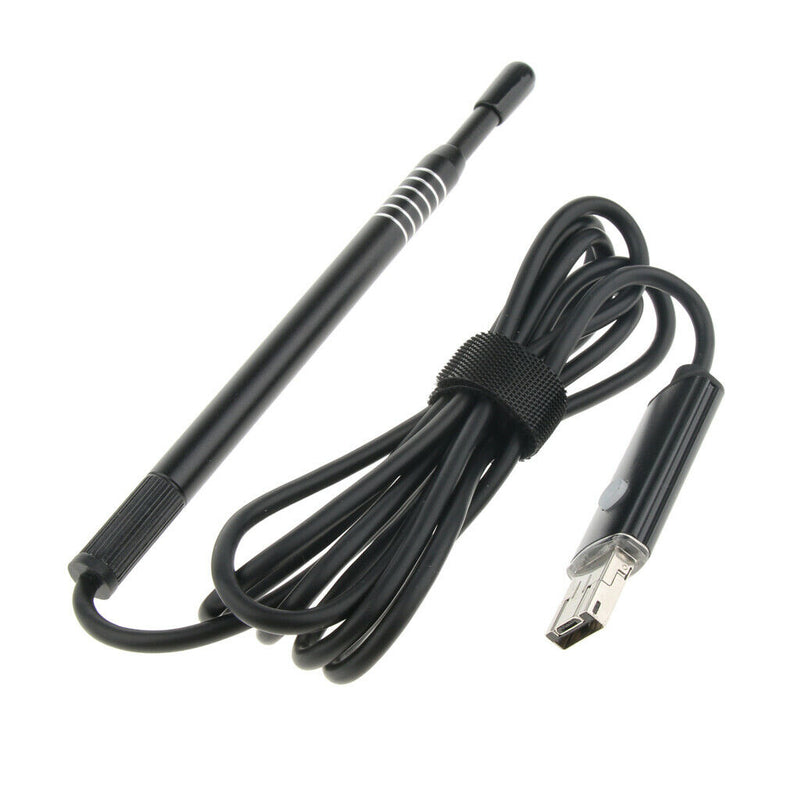 2 in 1 Visual Ear Scoop Ear Borescope 5.5mm Lens 6 LED Adjustable 0.3MP