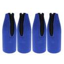 4pcs Zipper Water Bottle Coolers Insulators Holder Cosy Wedding Party Favour
