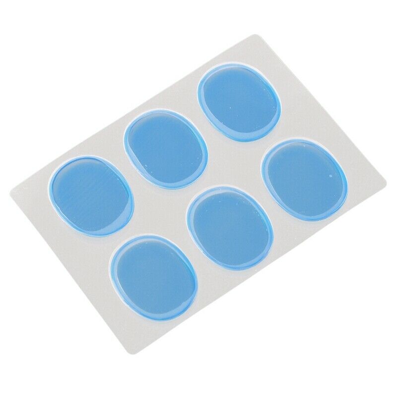 6pcs/set Snare Drum Mute Pad Drum Damper Gel Pads Snare Tom Drum Muffler