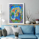 5D DIY Special Shaped Diamond Painting Religious Cross Stitch Mosaic Kit