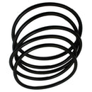 5 pieces 100 mm outer diameter 5 mm thick rubber seal oil-filtered O-rings H8O2